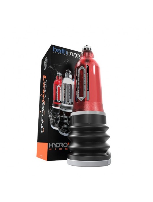 Красная гидропомпа HydroMAX7 Wide Boy - Bathmate - в Ижевске купить с доставкой