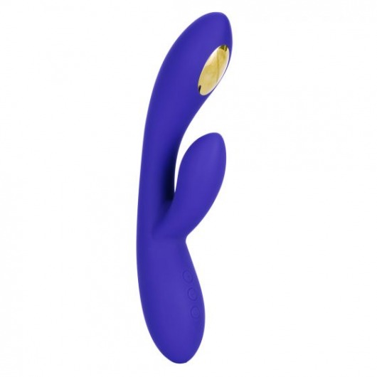 Фиолетовый вибратор с функцией электростимуляции Intimate E-Stimulator Dual Wand - 21,5 см. - California Exotic Novelties - купить с доставкой в Ижевске