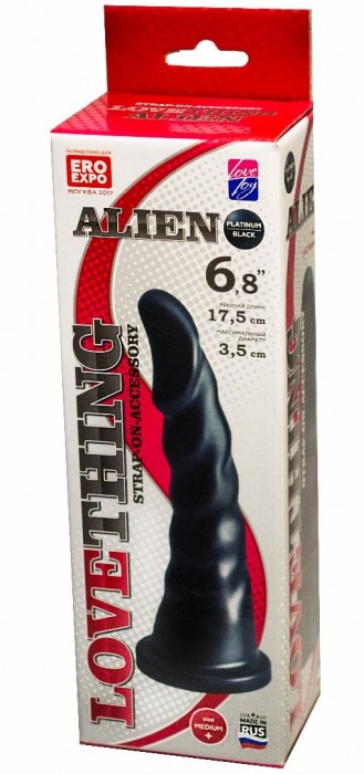 Насадка для трусиков харнесс Alien - 17,5 см. - LOVETOY (А-Полимер) - купить с доставкой в Ижевске