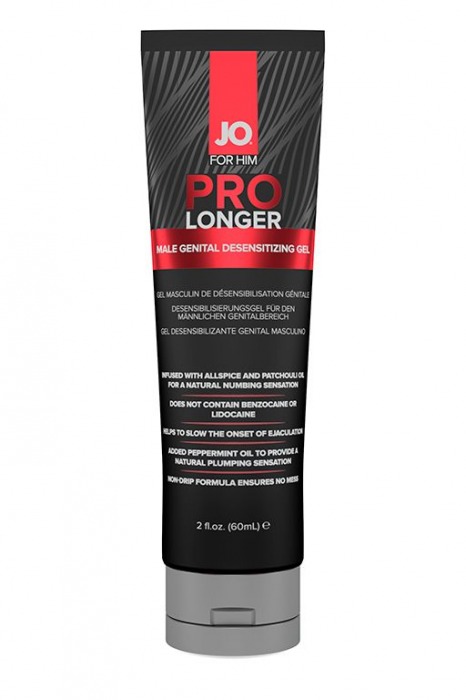 Гель-пролонгатор умеренного действия для мужчин JO Prolonger Gel – 60 мл. - System JO - купить с доставкой в Ижевске