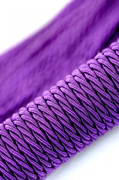 Сиреневый флоггер из веревки Theatre - 48,5 см. - ToyFa - купить с доставкой в Ижевске