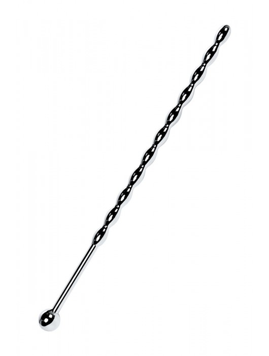 Серебристый длинный уретральный плаг-косичка TOYFA Metal - 15,7 см. - ToyFa - купить с доставкой в Ижевске