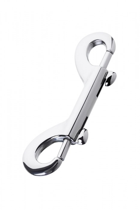 Серебристый двухсторонний карабин TOYFA Metal - ToyFa - купить с доставкой в Ижевске