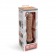 Кофейный вибратор-реалистик 8  Girthy Realistic Vibrator - 24,5 см. - PowerCocks