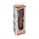 Коричневый вибратор-реалистик 6.5  Girthy Realistic Vibrator - 19 см. - PowerCocks