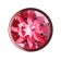Пробка цвета розового золота с малиновым кристаллом Diamond Ruby Shine L - 8,3 см. - Lola Games - купить с доставкой в Ижевске