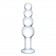 Прозрачная анальная пирамида 7,25 Beaded Butt Plug - 17 см. - Glas в Ижевске Прозрачная анальная пирамида 7,25 Beaded Butt Plug - 17 см. - Glas