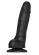 Черный фаллоимитатор Strap-On-Me Sliding Skin Realistic Dildo size L - Strap-on-me купить с доставкой в интернет-магазине Orgasmix в Ижевске Черный фаллоимитатор Strap-On-Me Sliding Skin Realistic Dildo size L - Strap-on-me