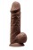 Коричневый фаллоимитатор Model 4 с мошонкой - 21,8 см. - Adrien Lastic купить с доставкой в интернет-магазине Orgasmix в Ижевске Коричневый фаллоимитатор Model 4 с мошонкой - 21,8 см. - Adrien Lastic